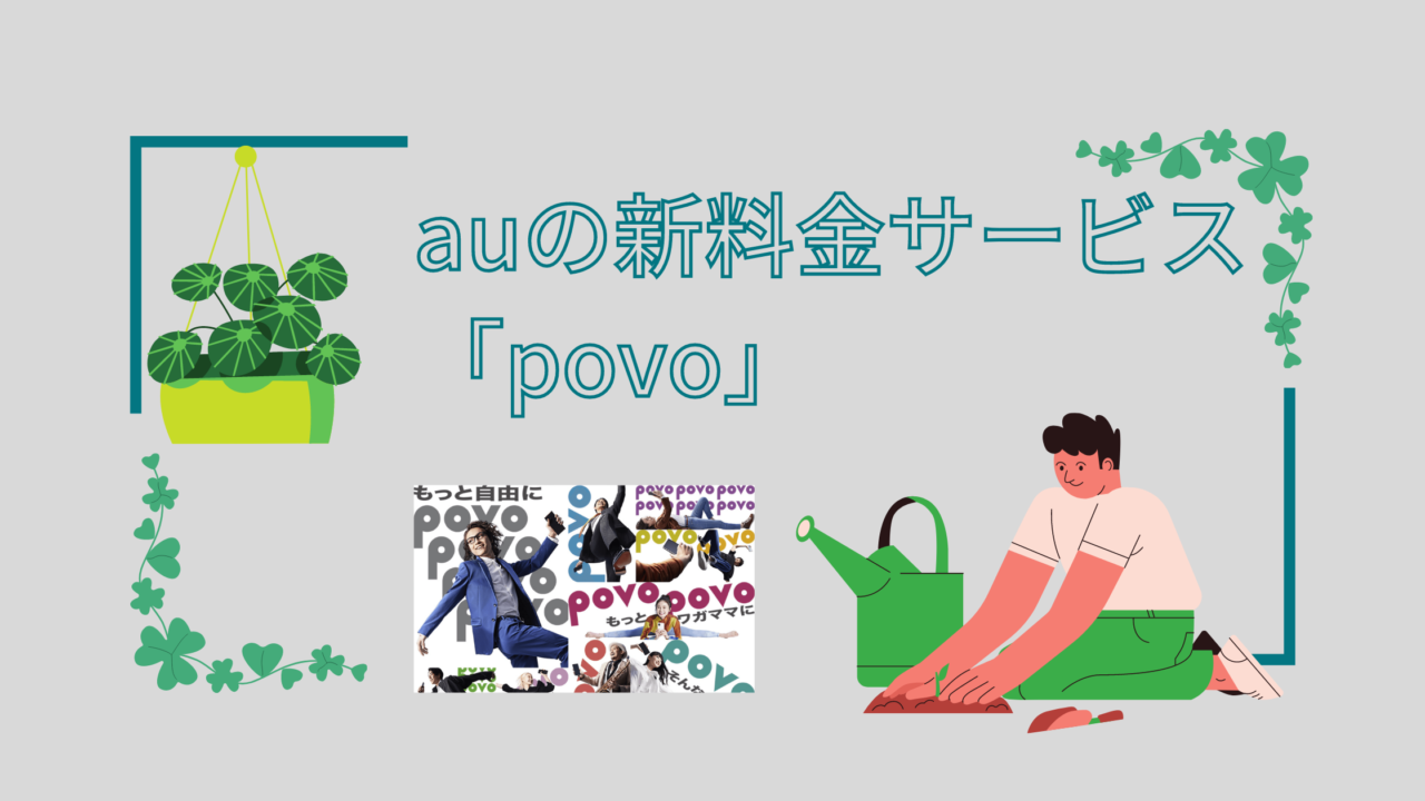 申し込み povo